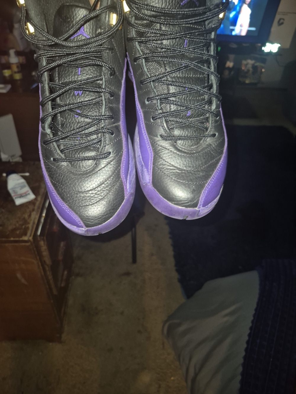 Air Jordan 12 Retro “Field Purple” GS, style 153265-057, size 7Y